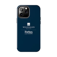 Load image into Gallery viewer, Durable Phone Cases - Willis Allen & Forbes Logo