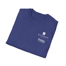 Load image into Gallery viewer, Stylish Unisex Softstyle T-Shirt - Forbes & Willis Allen Logo