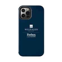 Load image into Gallery viewer, Durable Phone Cases - Willis Allen &amp; Forbes Logo
