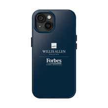 Load image into Gallery viewer, Durable Phone Cases - Willis Allen &amp; Forbes Logo
