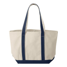 Load image into Gallery viewer, Windward Large Cotton Canvas Classic Resort Tote
