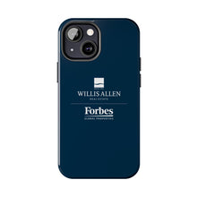 Load image into Gallery viewer, Durable Phone Cases - Willis Allen &amp; Forbes Logo
